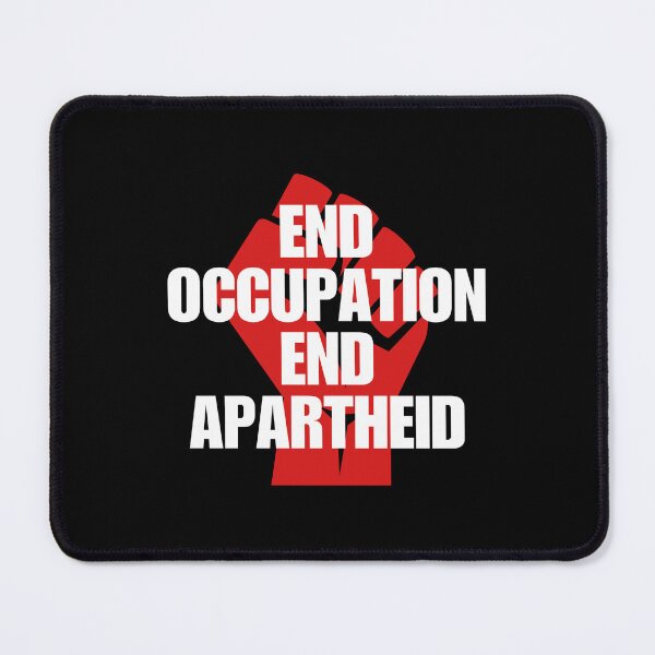 Item preview, End occupation and End apartheid and steeling land. Israel is an aprtheid state designed and sold by Randa Ranmania.