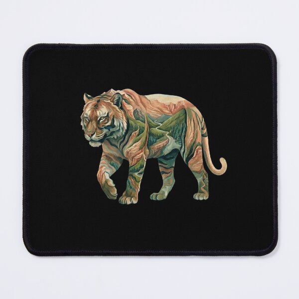 Item preview, Wild Terrain Tiger – Mountain Landscape Animal designed and sold by printedartgoods.