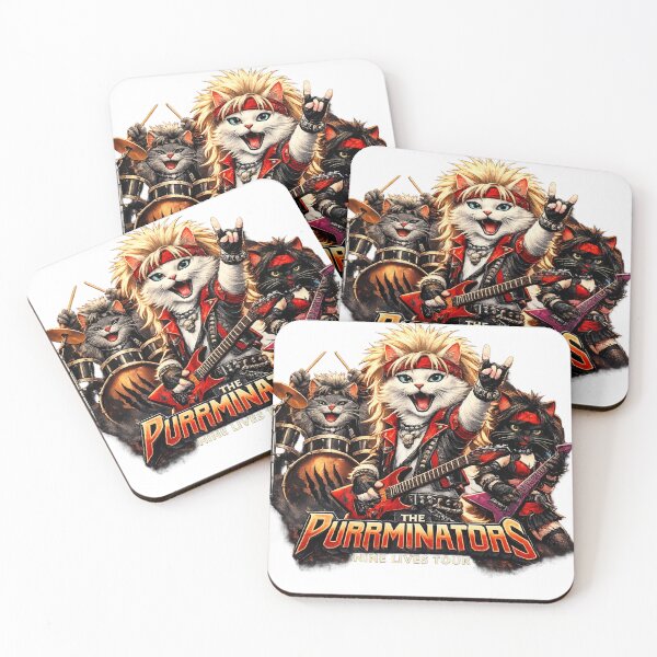 Item preview, Heavy metal Cats designed and sold by AlexJester Store .