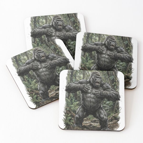 Item preview, Western Lowland Gorilla Silverback Congo Basin Africa designed and sold by RubisLeaf.