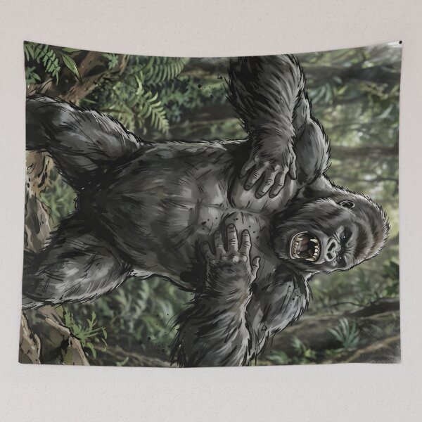 Item preview, Western Lowland Gorilla Silverback Congo Basin Africa designed and sold by RubisLeaf.