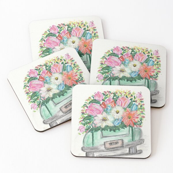 Item preview, Flowers on a Truck designed and sold by vickywells.