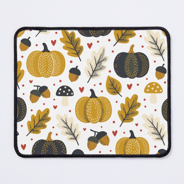 Item preview, Cozy Autumn Pumpkin and Leaves Seamless Pattern Vector Illustration designed and sold by DiNata.