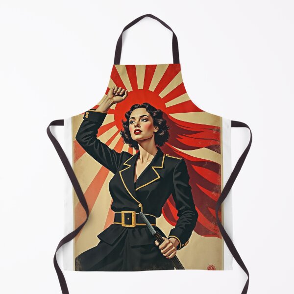 Item preview, Raised Fist Woman Red Sun Revolutionary designed and sold by mittie101.