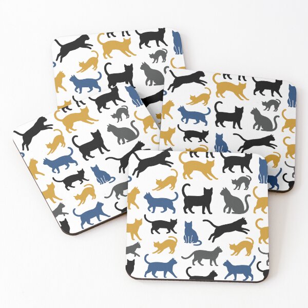 Item preview, Minimalist Cat Silhouettes Seamless Pattern Vector Illustration designed and sold by DiNata.