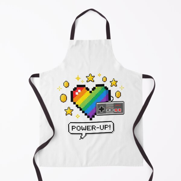 Item preview, Pride Month Retro Pixel Rainbow Heart Gamer Power-Up ?? designed and sold by Peitaaa121.