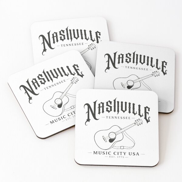 Artikelvorschau, Nashville Tennessee Music City USA Shirt Vintage Guitar Gothic Graphic Tee entworfen und verkauft von LoppiPrintShop.