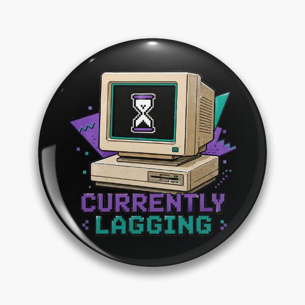 Item preview, Currently Lagging Retro Computer - 90s Pixel Art Glitch designed and sold by MorbidDreams.