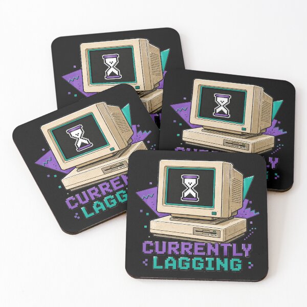 Item preview, Currently Lagging Retro Computer - 90s Pixel Art Glitch designed and sold by MorbidDreams.