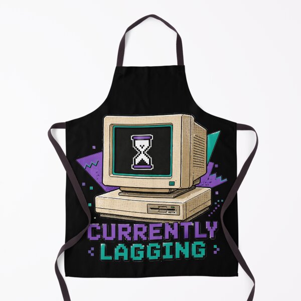 Item preview, Currently Lagging Retro Computer - 90s Pixel Art Glitch designed and sold by MorbidDreams.