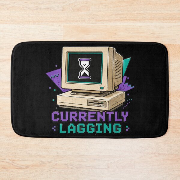 Item preview, Currently Lagging Retro Computer - 90s Pixel Art Glitch designed and sold by MorbidDreams.