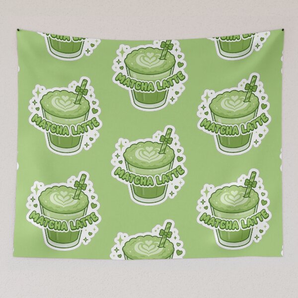 Item preview, Cute Matcha Latte designed and sold by shirt-planet.