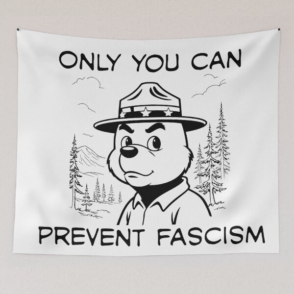 Item preview, only you can prevent fascism designed and sold by Brexmore3.