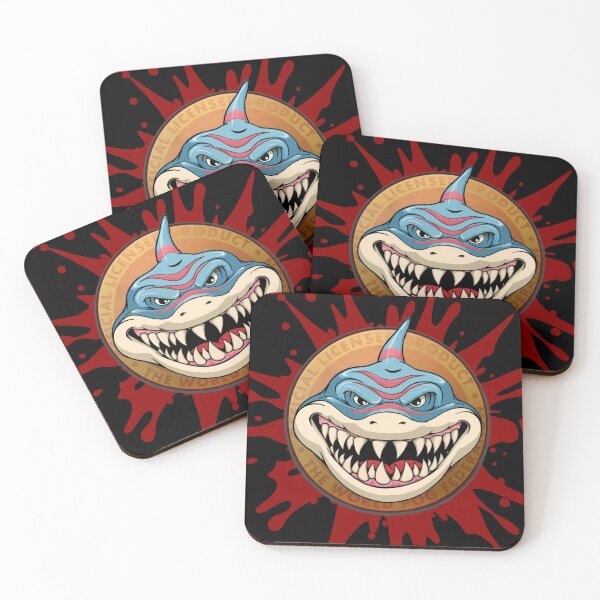 Item preview, shark head paint splot designed and sold by delyo.