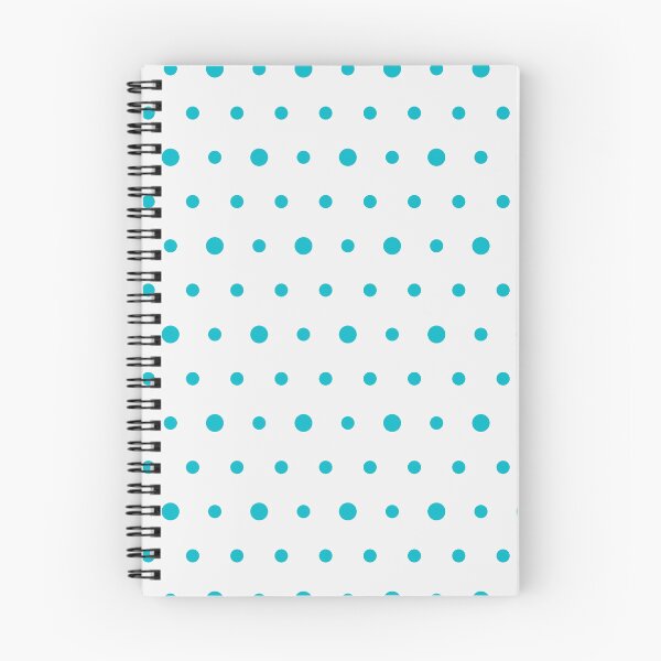 Item preview, White And Cyan Polka Dot Pattern designed and sold by pattern-archive.