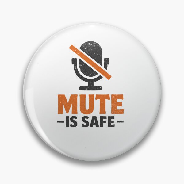 Item preview, Mute Is Safe Shirt Introvert Office Humor Minimal Vintage Remote Work Tee designed and sold by WorkXPlay.