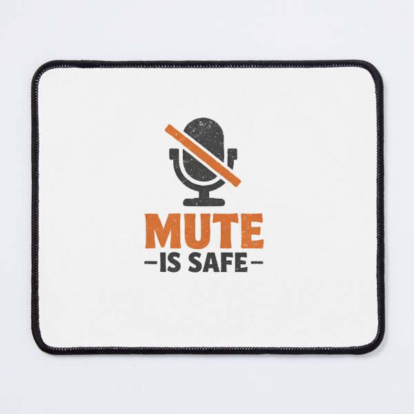 Item preview, Mute Is Safe Shirt Introvert Office Humor Minimal Vintage Remote Work Tee designed and sold by WorkXPlay.