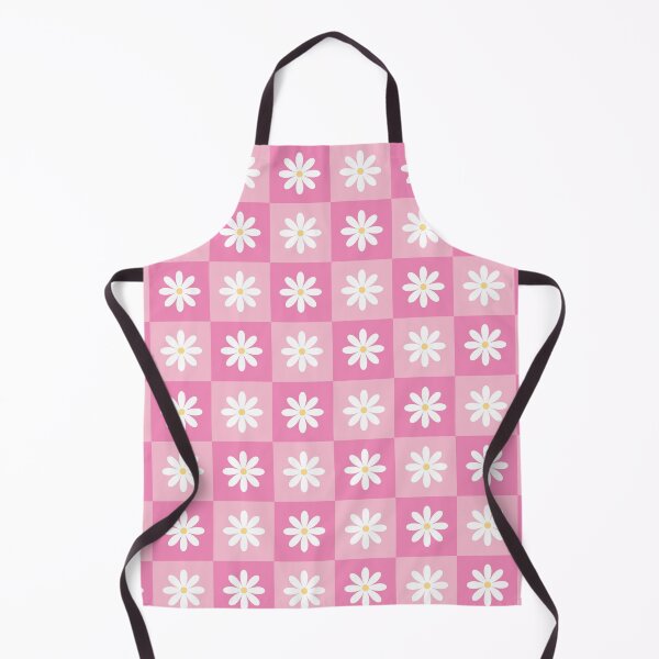 Item preview, White Daisy Pink Checkerboard Pattern designed and sold by SmallDart Creations.