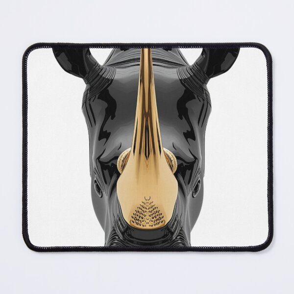 Item preview, Golden Rhino - Unstoppable Force designed and sold by THEARTCURATİON .