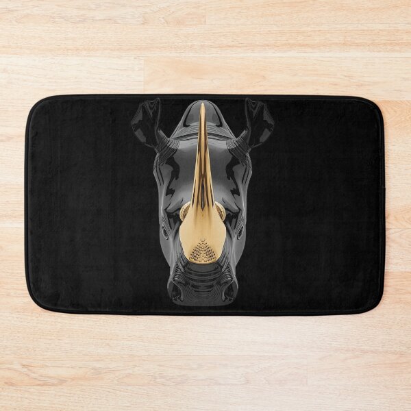Item preview, Golden Rhino - Unstoppable Force designed and sold by THEARTCURATİON .