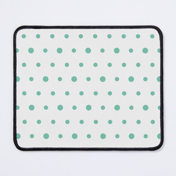 Item preview, White And Pastel Green Polka Dot Pattern designed and sold by pattern-archive.