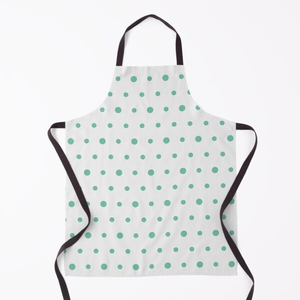 Item preview, White And Pastel Green Polka Dot Pattern designed and sold by pattern-archive.