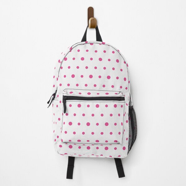 Item preview, White And Hot Pink Polka Dot Pattern designed and sold by pattern-archive.