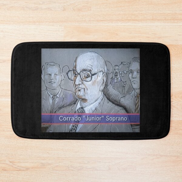 Item preview, Uncle Junior Courtroom Sketch - The Sopranos Tee designed and sold by Enea Kelo.