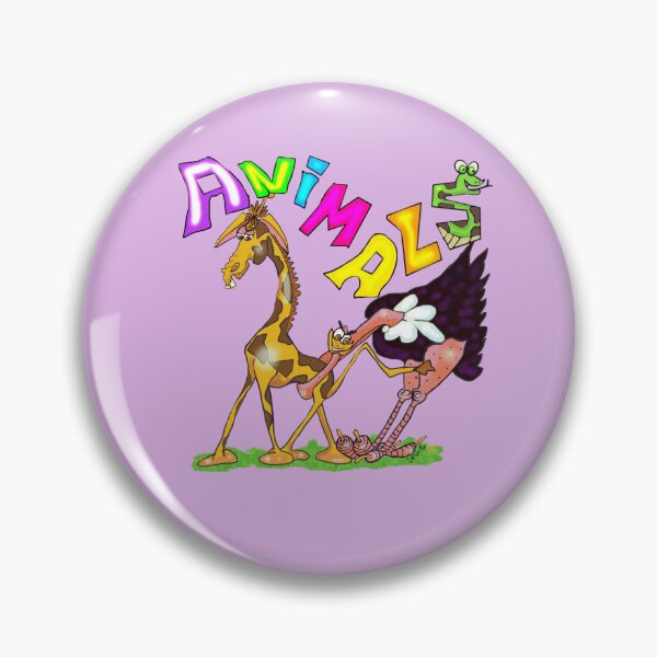 Item preview, Funny Ostrich and Giraffe (Animals Series) designed and sold by JeNoire.