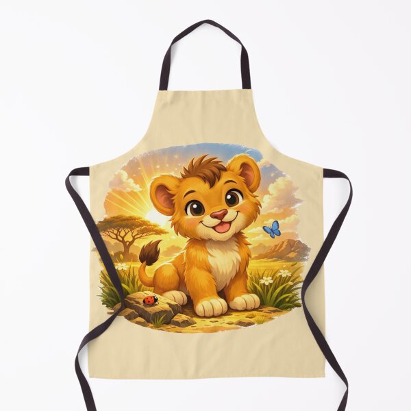 Item preview, Cute Lion Cub – Adorable Safari Cartoon designed and sold by The Digital Compass.