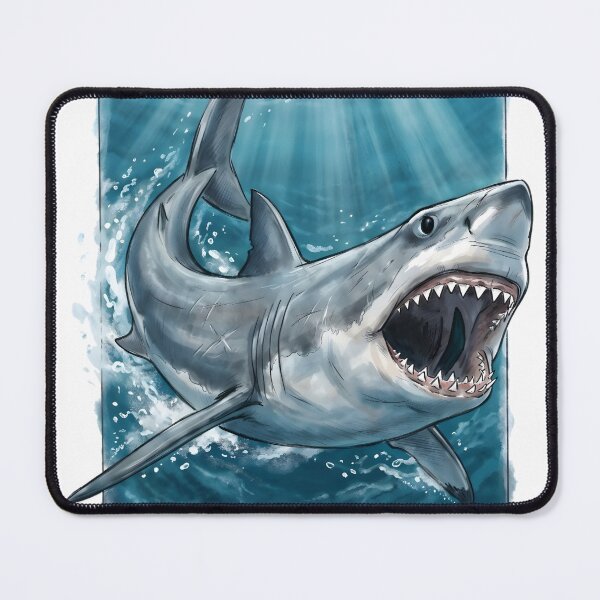 Item preview, Great White Shark Carcharodon Carcharias Marine Biology designed and sold by RubisLeaf.