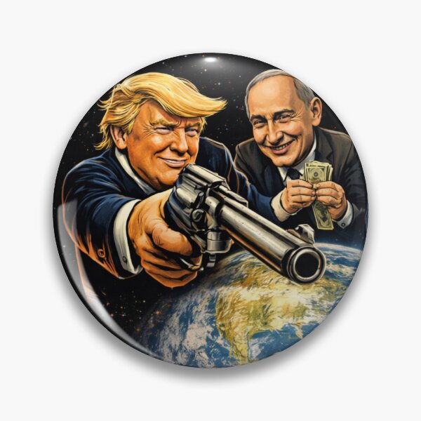 Item preview, Political Roulette – Dark Humor Satire Cartoon Design designed and sold by MaximusFilth.