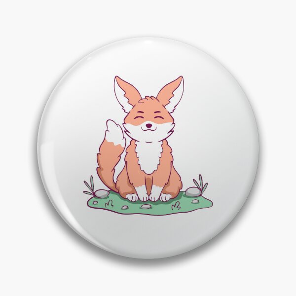 Item preview, Peaceful Fennec Fox Sitting on Grass designed and sold by wyaoter.