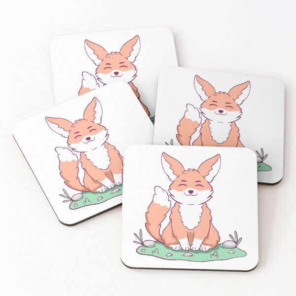Item preview, Peaceful Fennec Fox Sitting on Grass designed and sold by wyaoter.