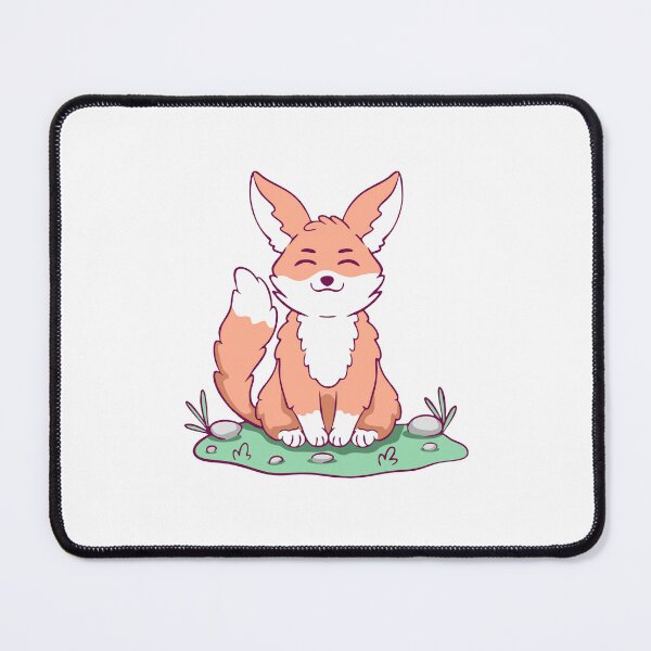 Item preview, Peaceful Fennec Fox Sitting on Grass designed and sold by wyaoter.