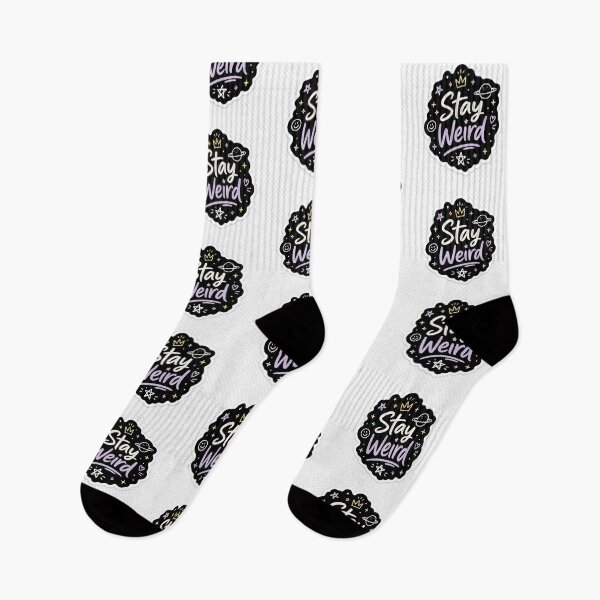 Item preview, Stay Weird Aesthetic Sticker | Cute Minimal Quote Sticker | Trendy Doodle Art designed and sold by Ishratparween11.