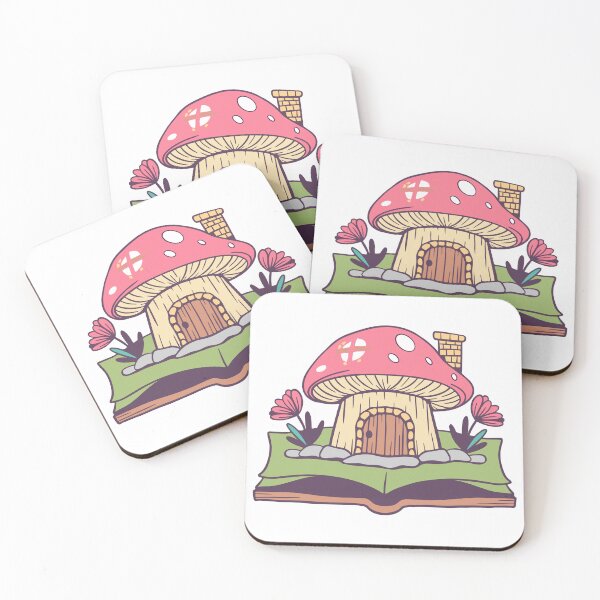 Item preview, Magical Mushroom Cottage Book Illustration designed and sold by wyaoter.