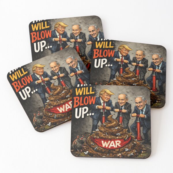 Item preview, That Will Blow Up – Dark Political Satire Cartoon Design designed and sold by MaximusFilth.