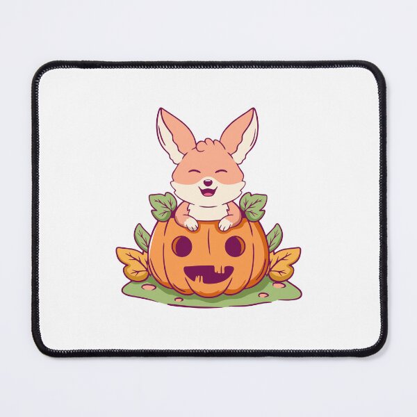Item preview, Happy Fennec Fox Inside Halloween Pumpkin designed and sold by wyaoter.
