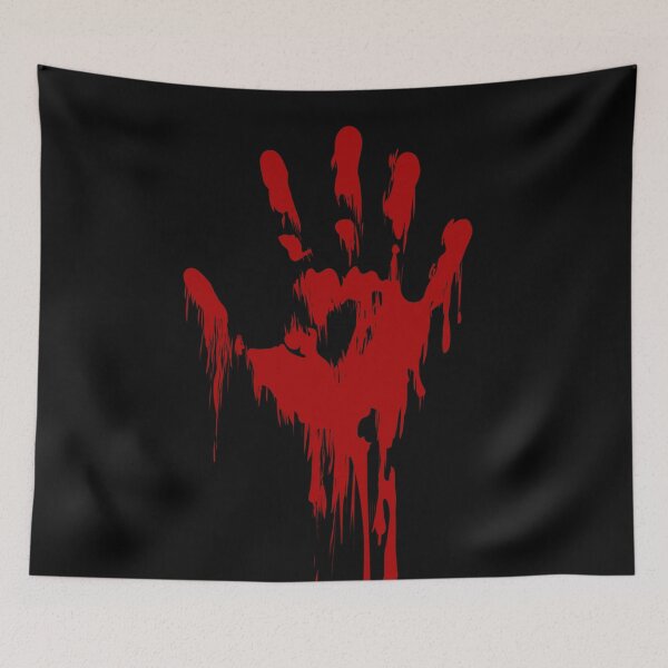 Item preview, Red Blood Hand of Horror designed and sold by Lukars77.
