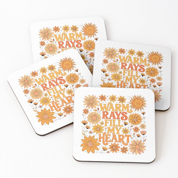 Item preview, Warm Rays Fill My Heart Retro Floral Sunshine designed and sold by bulocci.
