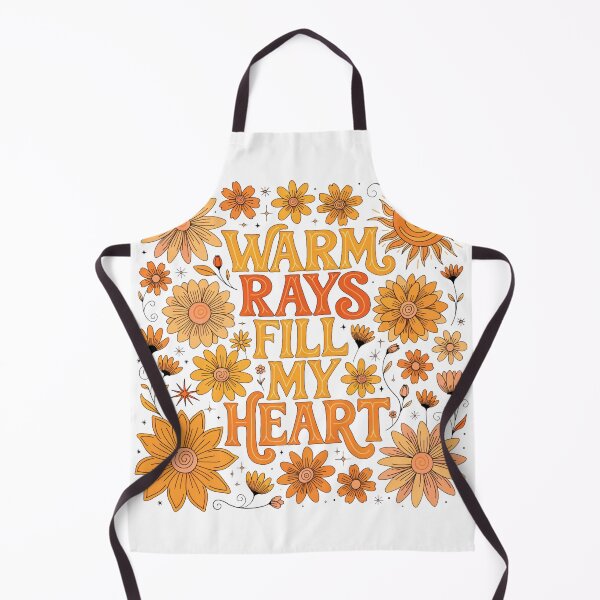 Item preview, Warm Rays Fill My Heart Retro Floral Sunshine designed and sold by bulocci.