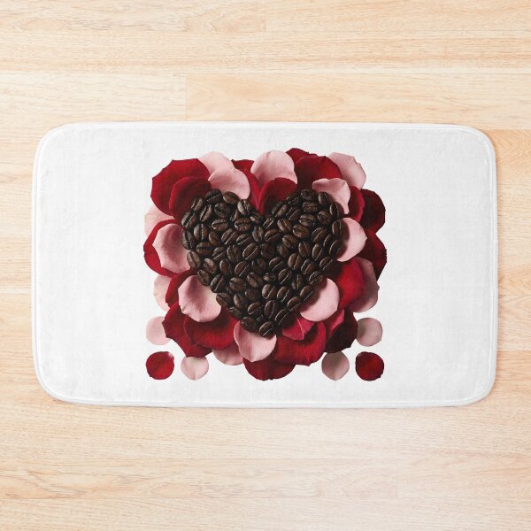 Item preview, Love Brewed: Coffee Beans and Rose Petals Unite designed and sold by Marcu Ioachim.