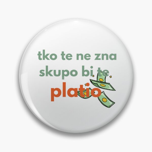 Item preview, Legendary Balkan Humor Retro Style Quote designed and sold by Ziva26.