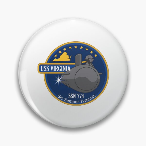 Item preview, Official Crest of the USS Virginia (SSN-774) designed and sold by CharlieDesings.