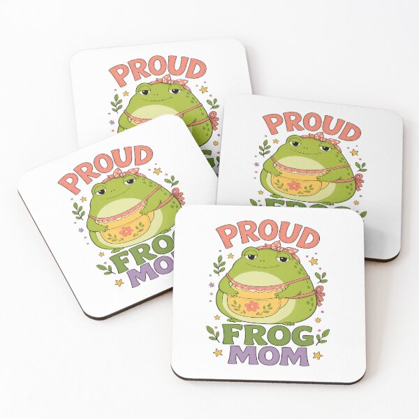 Item preview, Proud Frog Mom Funny Fat Frog designed and sold by Ora-kuro.