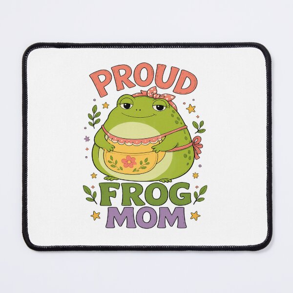 Item preview, Proud Frog Mom Funny Fat Frog designed and sold by Ora-kuro.