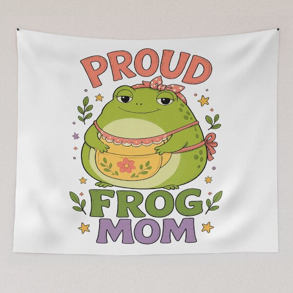 Item preview, Proud Frog Mom Funny Fat Frog designed and sold by Ora-kuro.