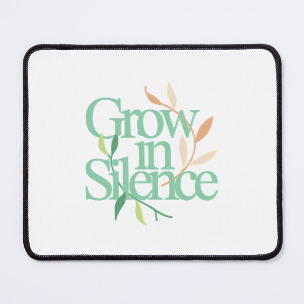 Item preview, Grow in Silence Minimal Botanical designed and sold by Anantha's Studio.