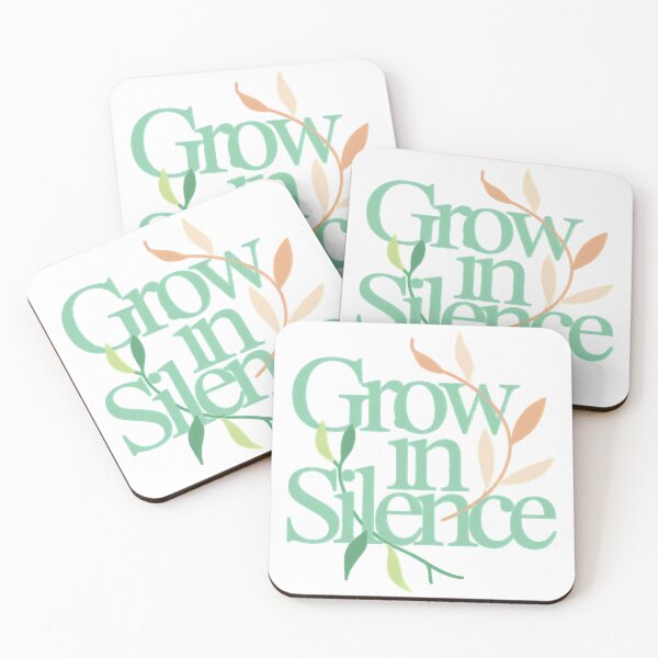 Item preview, Grow in Silence Minimal Botanical designed and sold by Anantha's Studio.